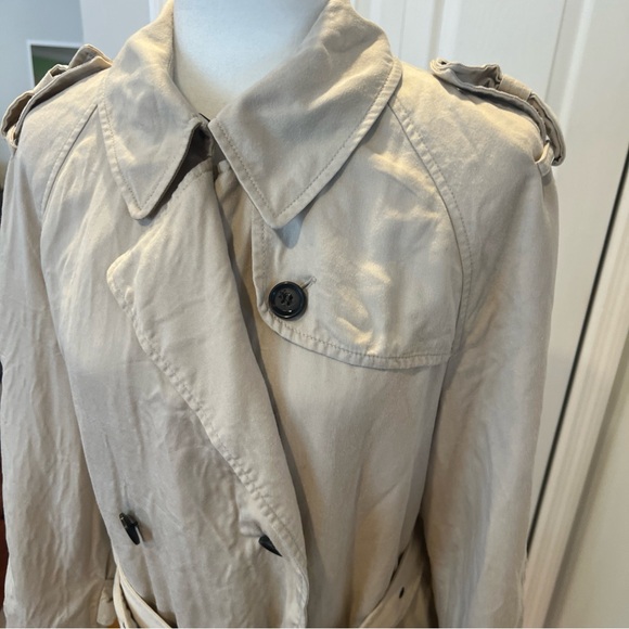 Coach Drapey Trench Coat Size M F29071 - Picture 4 of 16